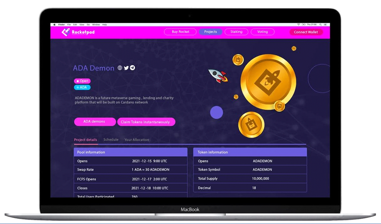 rocketpad crypto