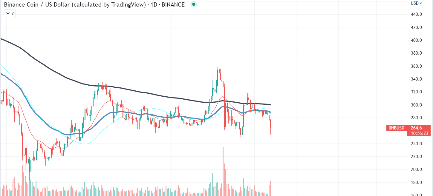 BNB Price performance