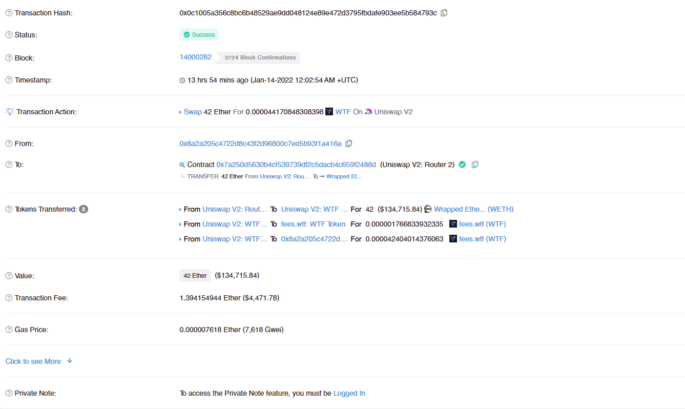 Etherscan data