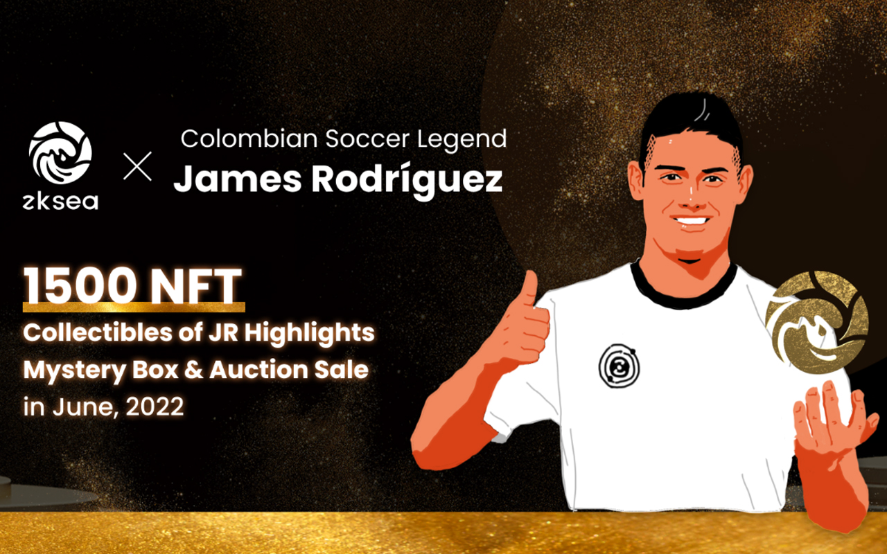 James Rodriguez Partners with ZKSea NFT Marketplace