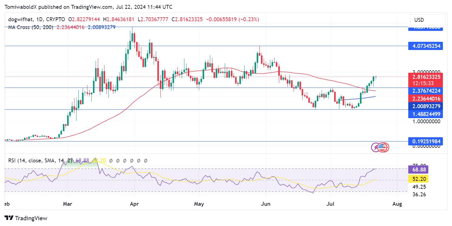 Solana's Dogwifhat (WIF) Skyrockets 54%: Here's Why