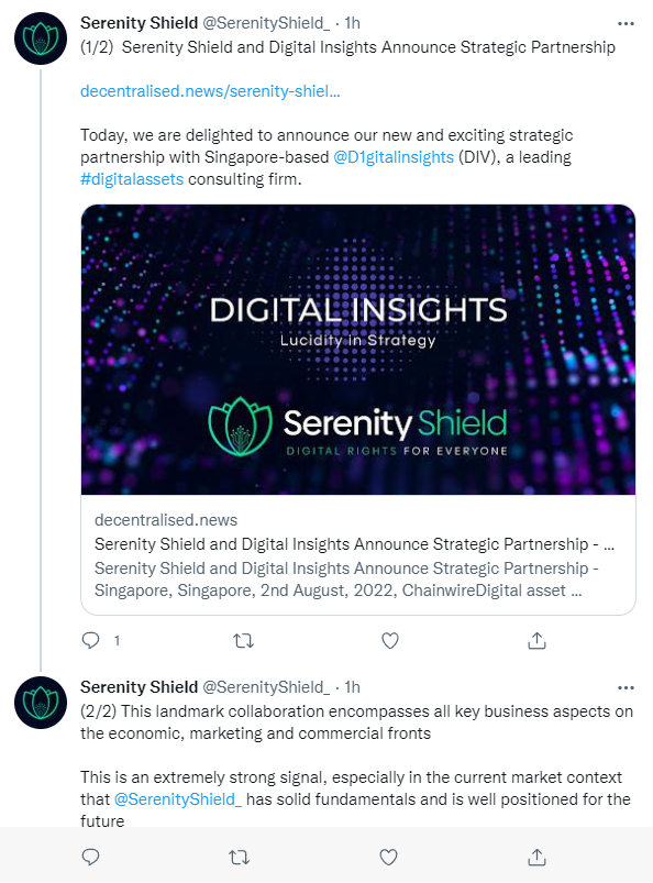 Serenity Shield partners DIV