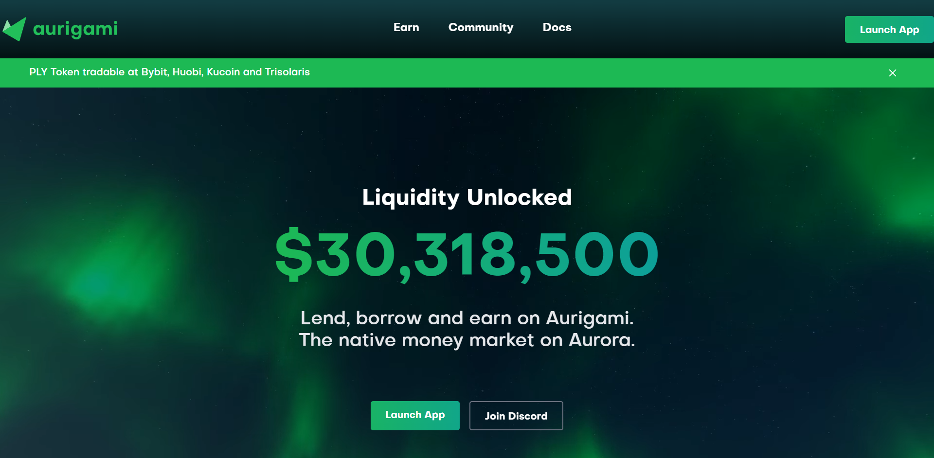 Aurigami (PLY) completes $12 mln tokensale