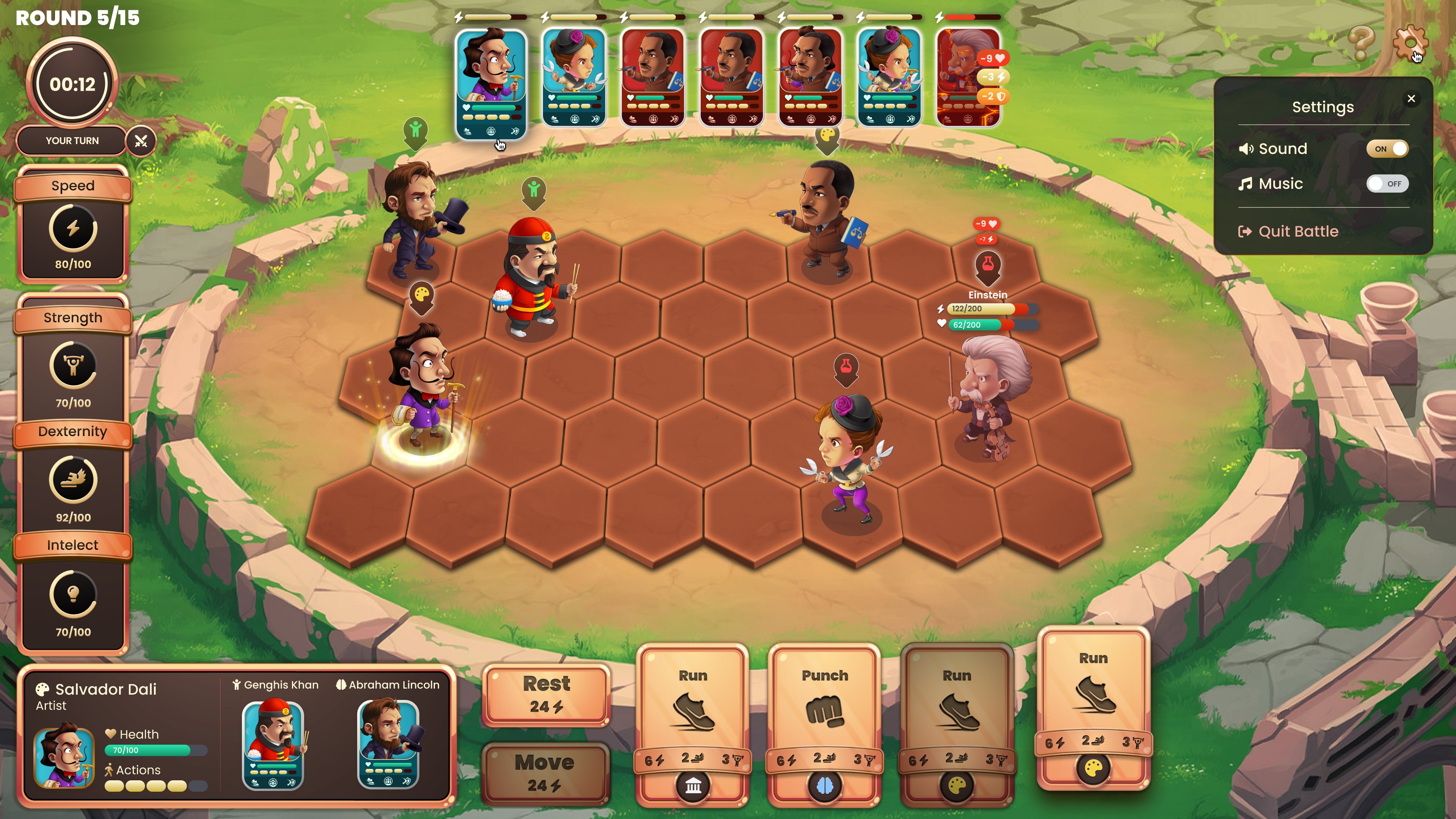 TimeShuffle Game Screenshot