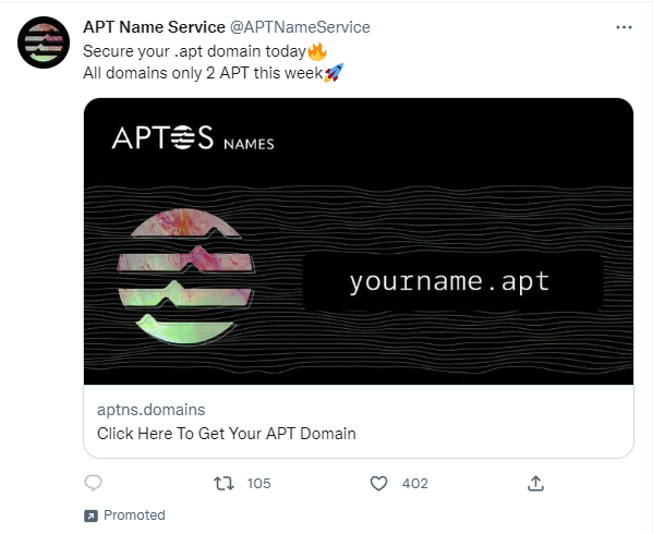 Scammers impersonate Aptos DNS