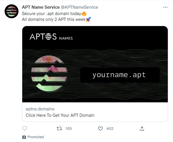 scammers impersonate Aptos DNS