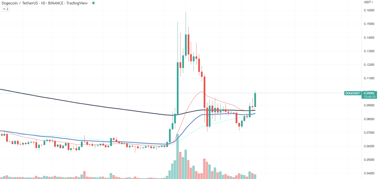 Dogecoin ဇယား