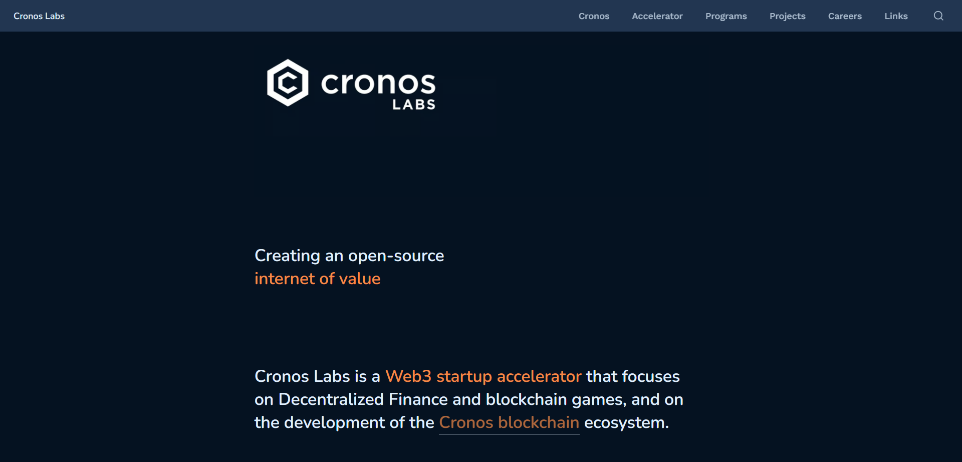 Cronos Labs запускает третью группу программы акселерации