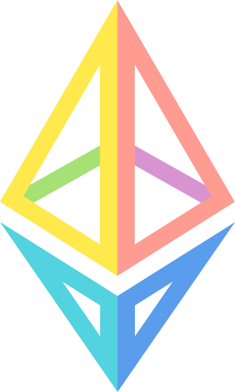 Ethereum blockchain logo