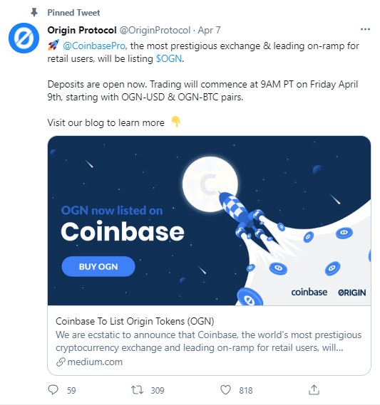 ogn coinbase