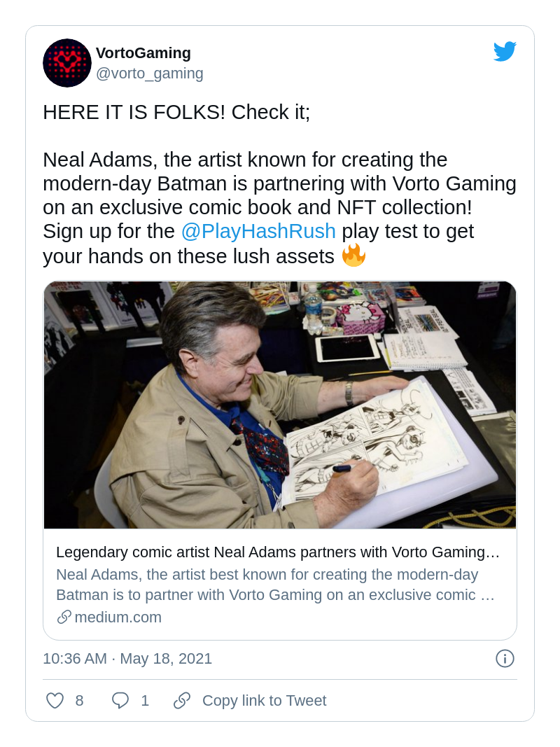 Neal Adams to release NFTs
