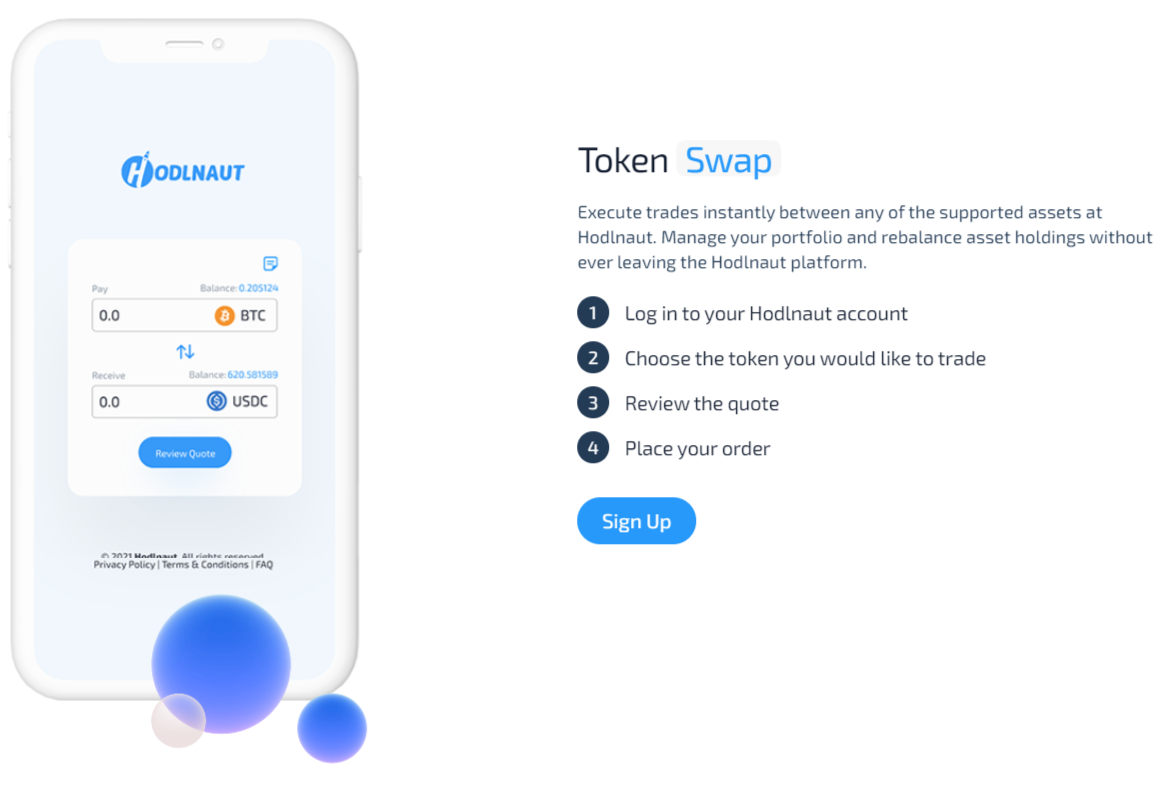 Hodlnaut introduces Token Swap option