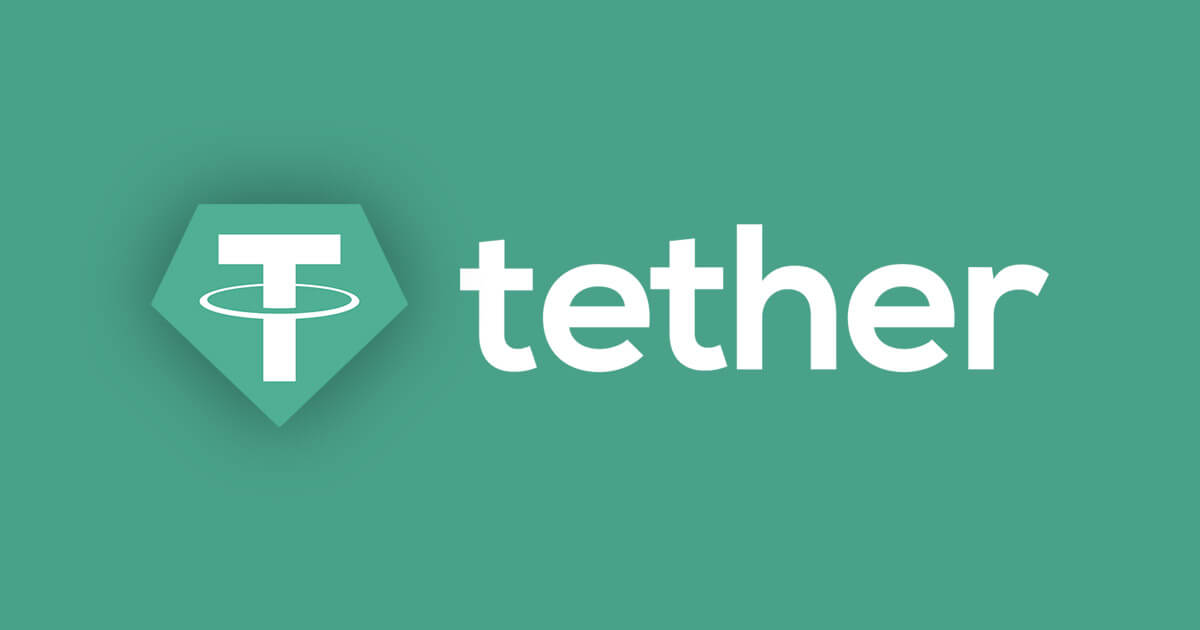 Logo of Tether, an emitent of USDT