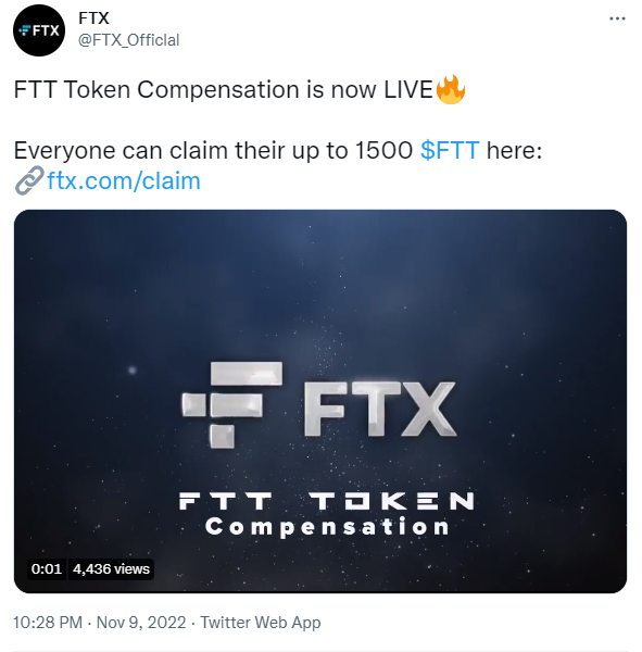 Scammers impersonate FTX, announce fake airdrops