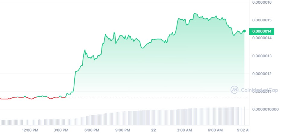 PEPE 1D Chart