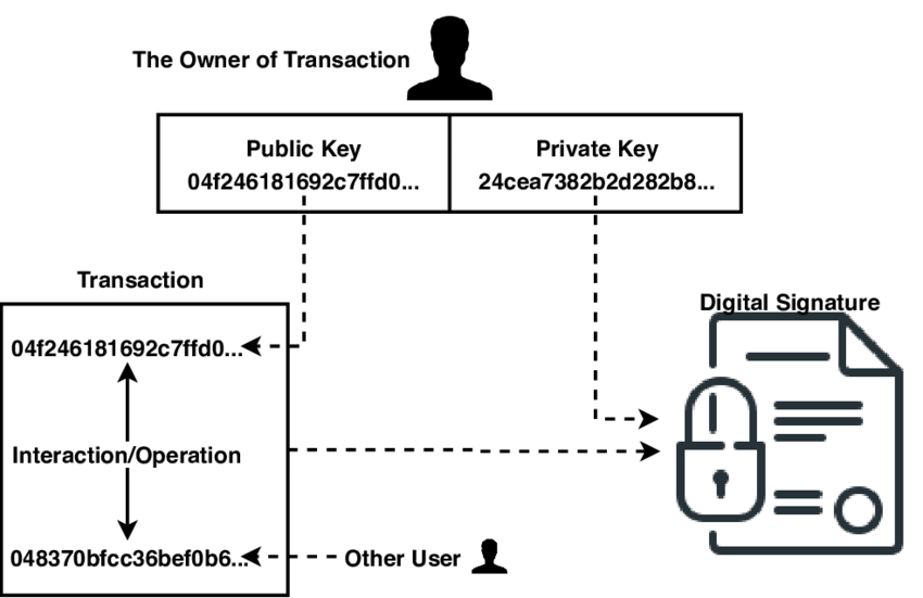 Blockchain cryptography scheme