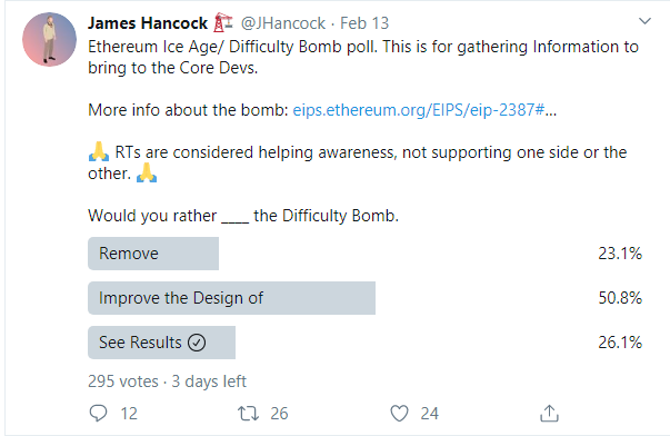 A concept to erase difficulty bomb is proposed