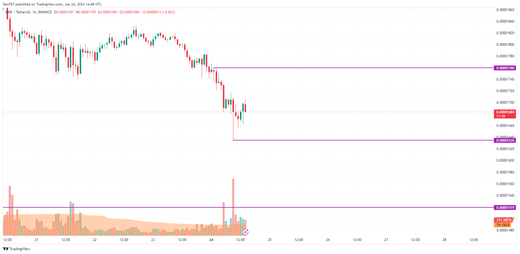 SHIB Price Prediction for June 24