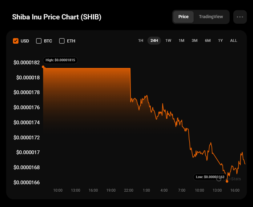 SHIB Price Prediction for June 24