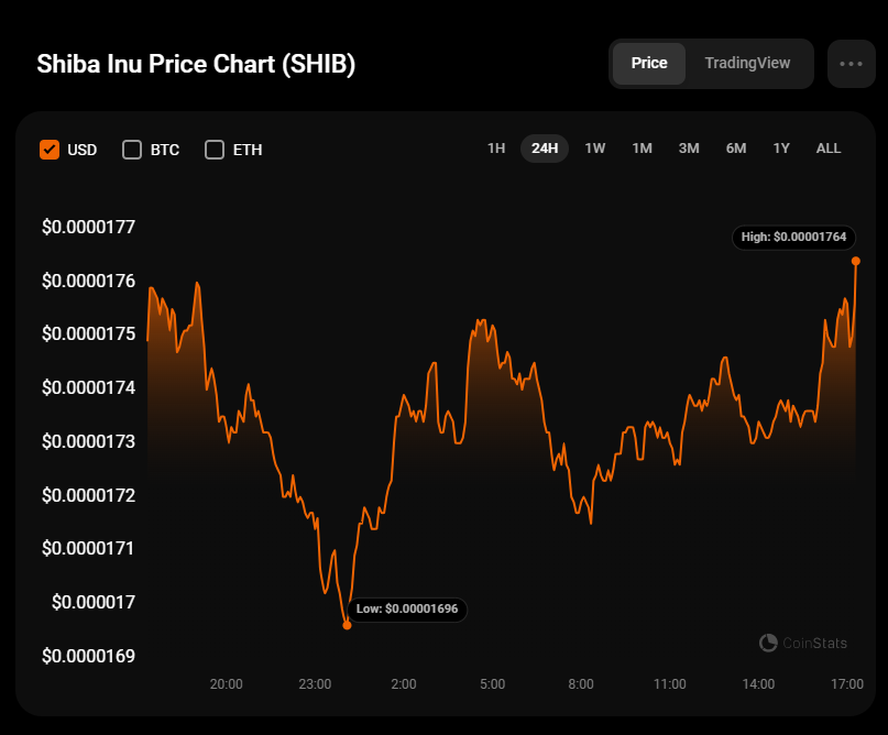 10월 6일 SHIB 가격 예측