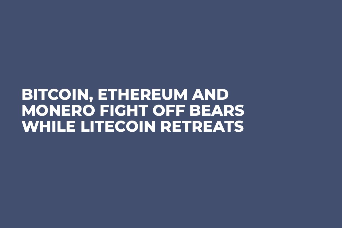 Bitcoin, Ethereum and Monero Fight Off Bears While Litecoin Retreats
