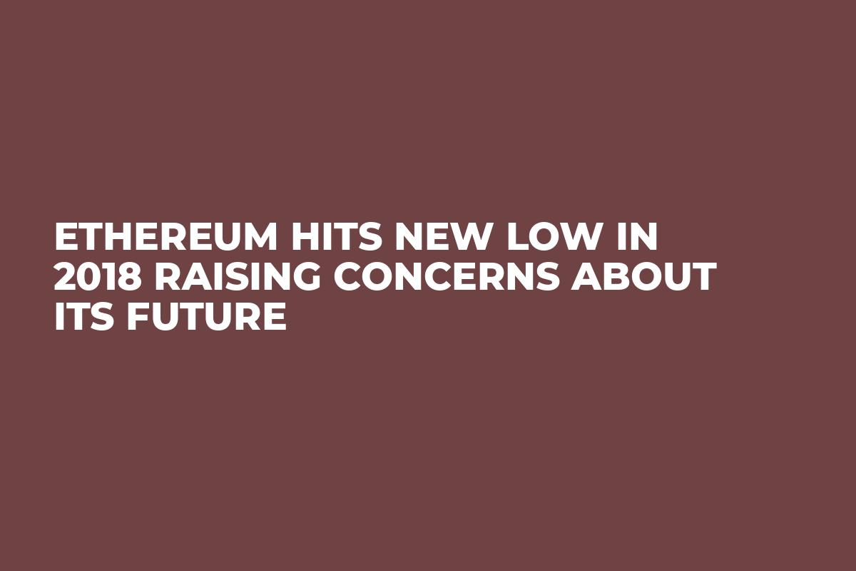 Ethereum Hits New Low in 2018 Raising Concerns About Its Future