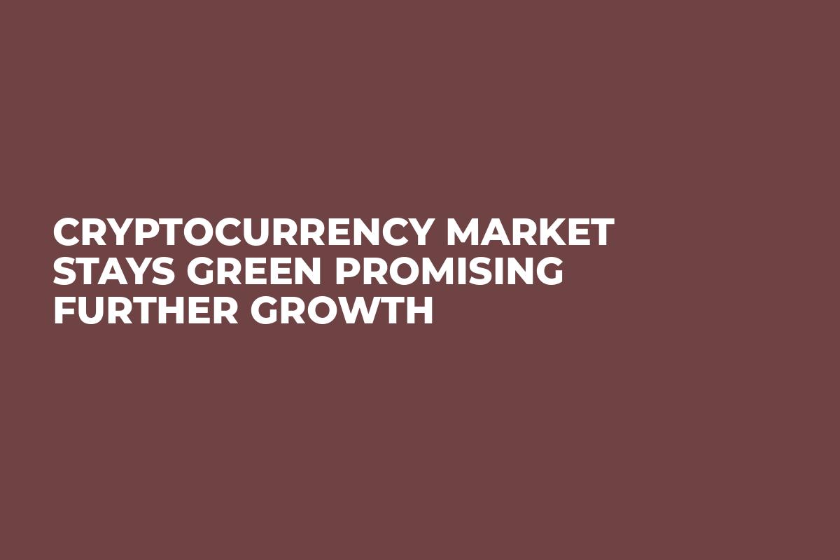 Cryptocurrency Market Stays Green Promising Further Growth