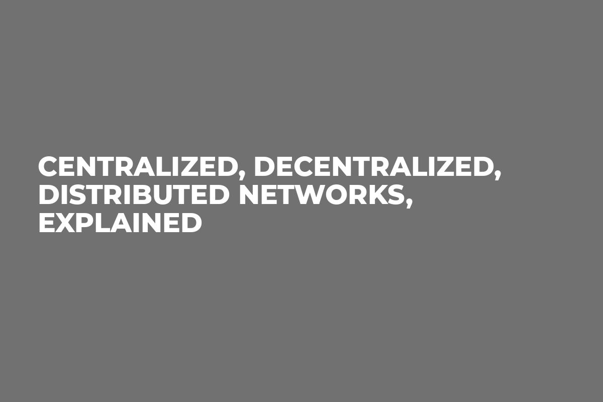 Centralized, Decentralized, Distributed Networks, Explained