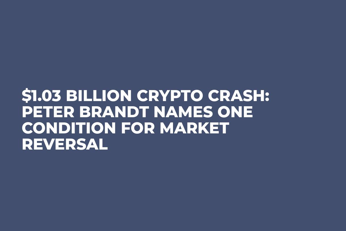$1.03 Billion Crypto Crash: Peter Brandt Names One Condition for Market Reversal