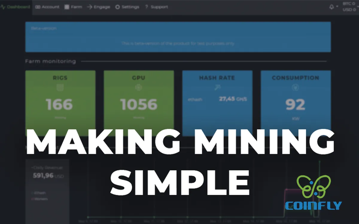 New Coinfly Mining System: Cryptocurrency Mining Has Never Been so Easy! “All-In-One” Mining, Safe and Profitable