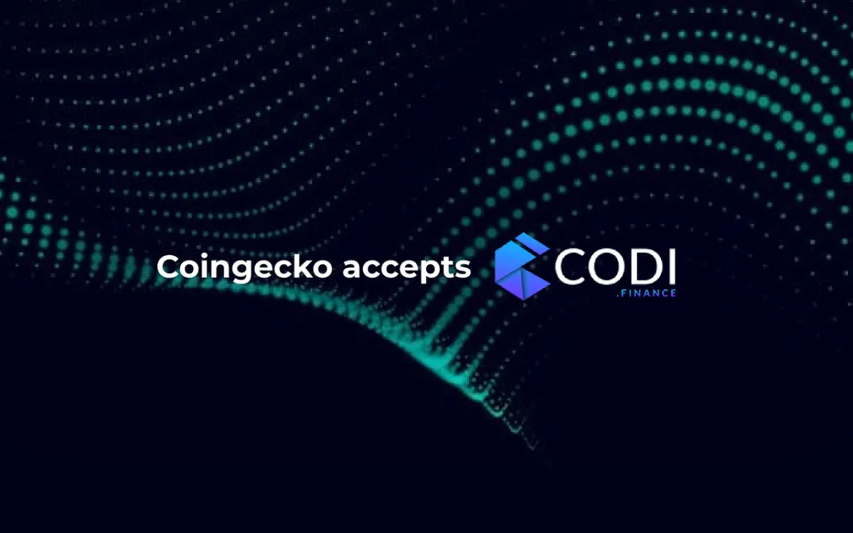 $CODI Is Listed On Coingecko
