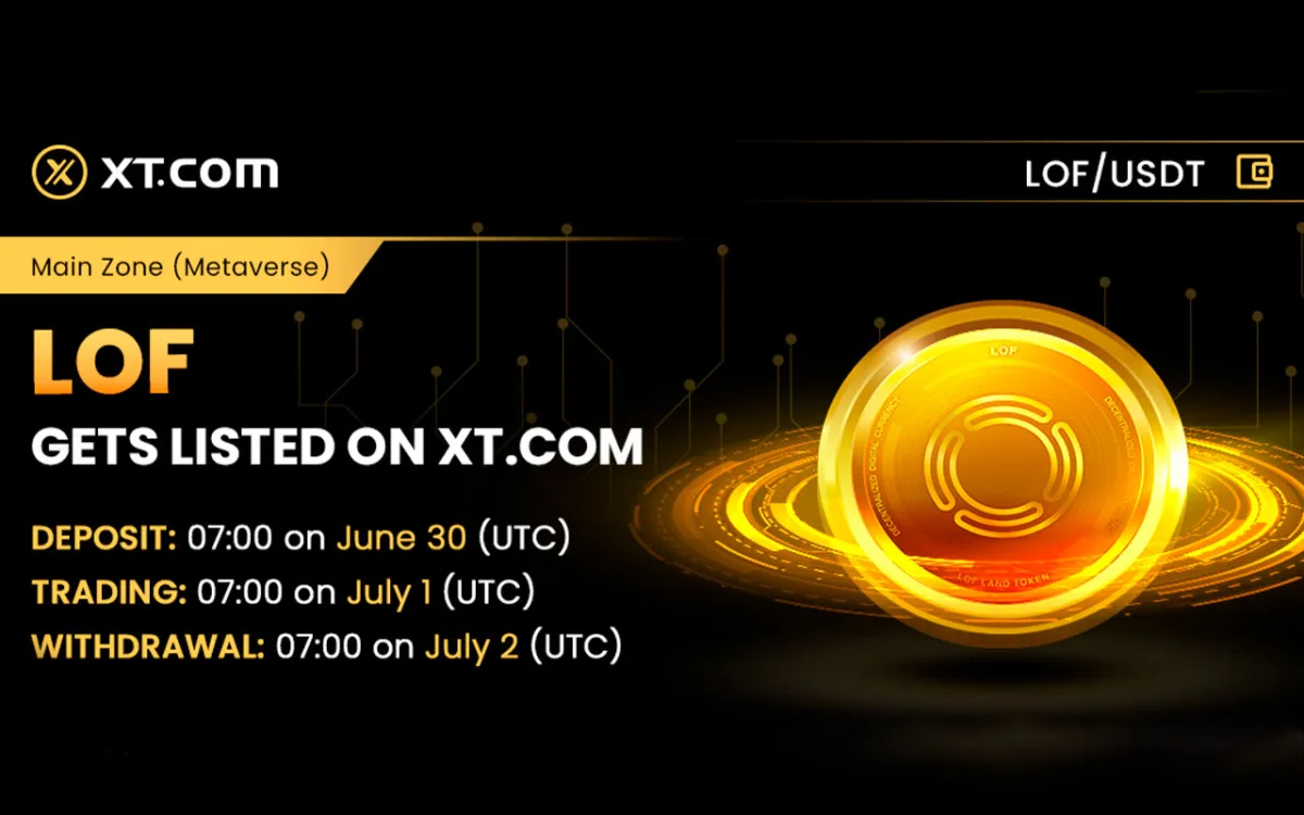 XT.com Lists Land of Fantasy (LOF) With USDT Trading Pair