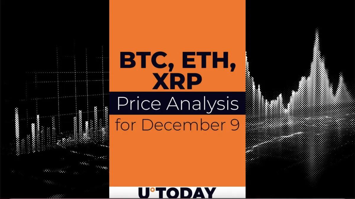 BTC, ETH and XRP Price Prediction for December 9