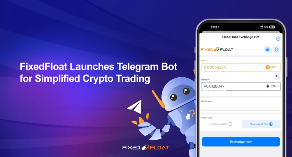 FixedFloat Launches FixedFloatBot on Telegram to Simplify Crypto Trading