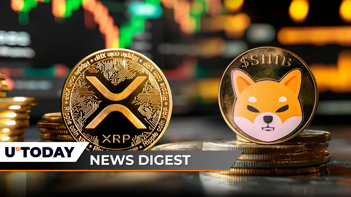 Best XRP Month Might Be Coming, Price History Says; 10,710,000,000,000 Shiba Inu in 24 Hours; $312,981,377 ETH Stuns Coinbase: Crypto News Digest by U.Today