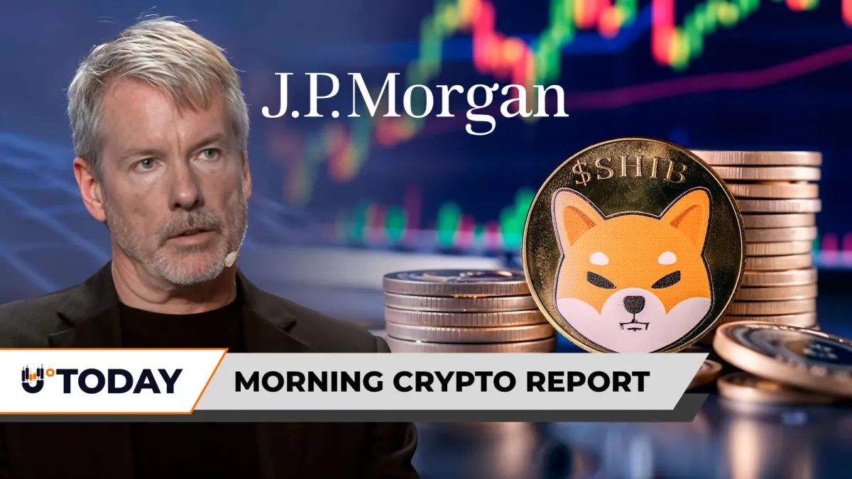 Morning Crypto Report: Bitcoin Mogul Saylor Taps JP Morgan, Satoshi Disappeared Exactly 15 Years Ago, Shiba Inu (SHIB) Denies 'Meme Coins Are Dead' Claim