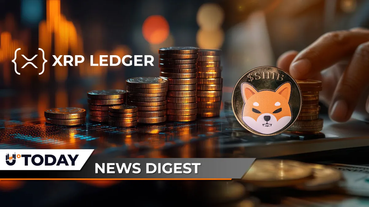 U.Today Crypto Digest: XRP Ledger Loses 90% of Payment Volume, Shiba Inu Price Enters Consolidation, Bitcoin Sinks Against Gold