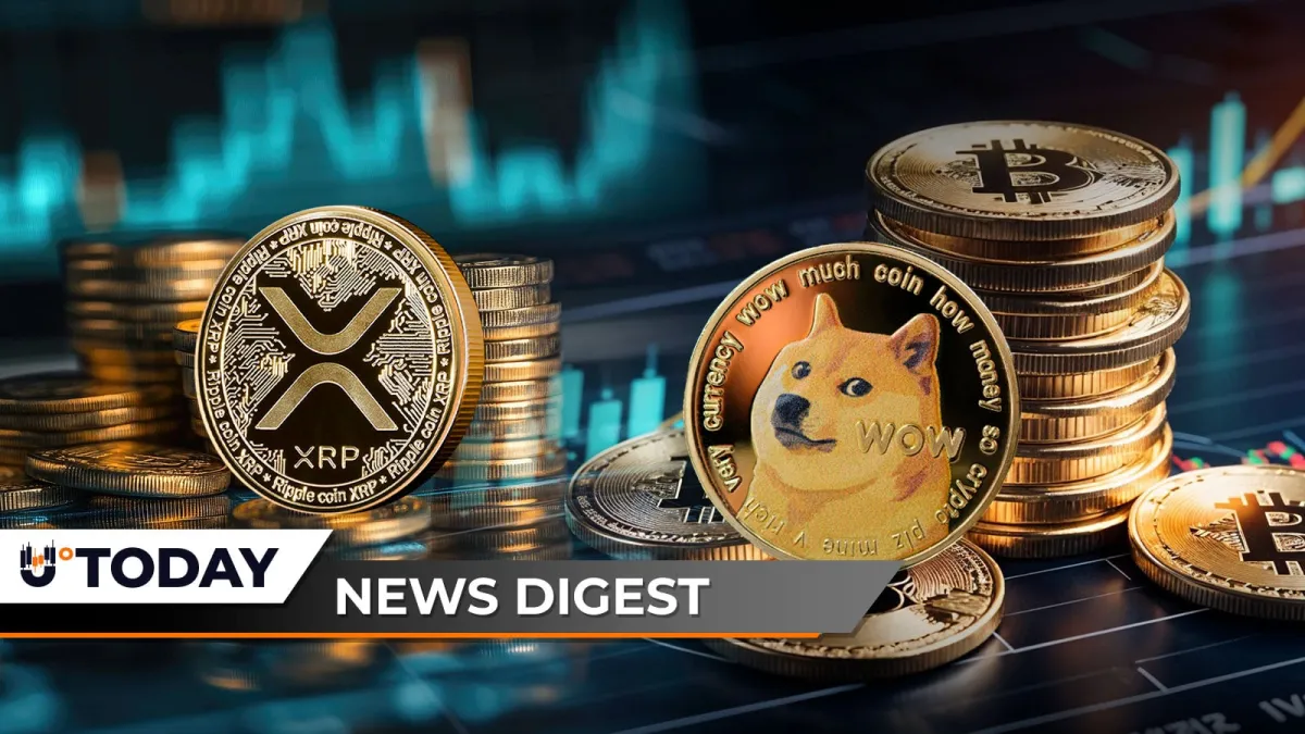 Saylor's Strategy Buys More Bitcoin; 470 Million XRP Sent to Binance; Dogecoin ETFs Face Zero Inflows — U.Today Crypto Digest