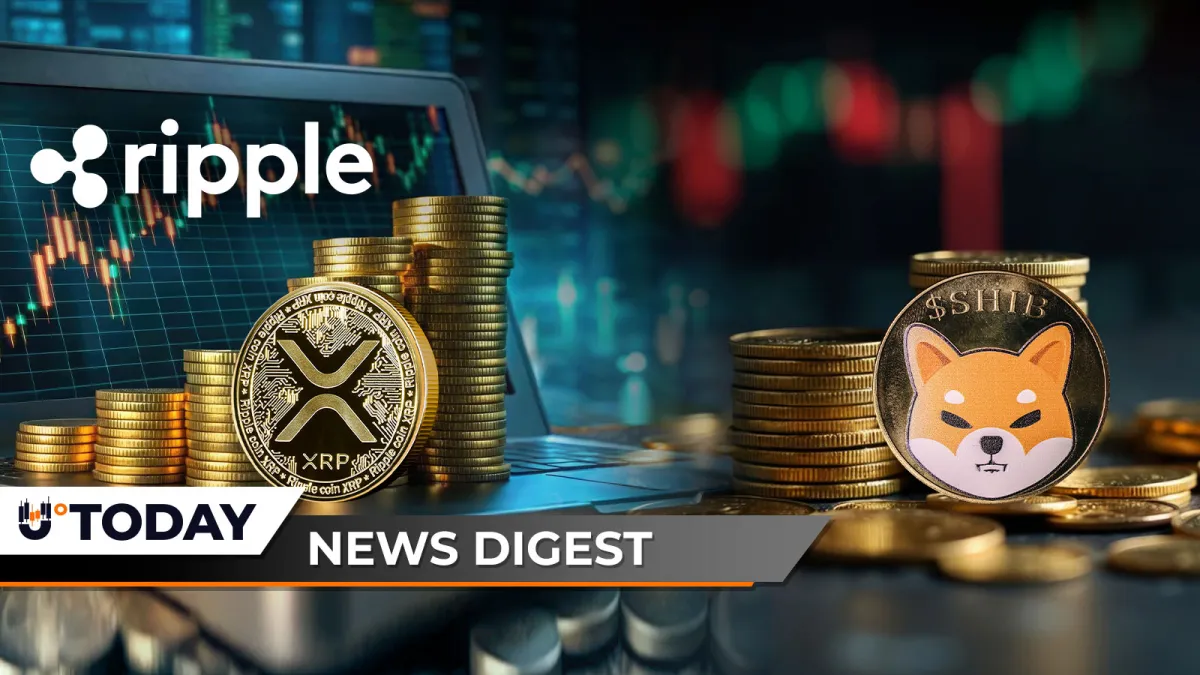 Ripple Sends $108 Million XRP to Coinbase, Shiba Inu (SHIB) Sees April's Biggest Bullish Sign, Saylor’s Strategy Scoops $3.6 Billion Bitcoin Gains — U.Today Crypto Digest