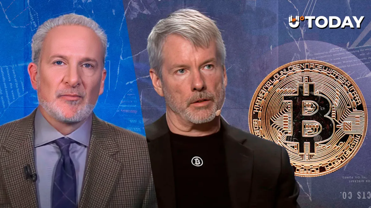 'Not One Satoshi': Michael Saylor's Bitcoin Claim Triggers Peter Schiff's Response