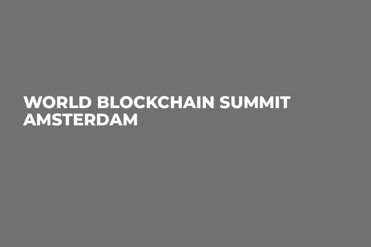 World Blockchain Summit Amsterdam