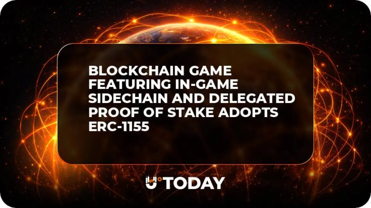 Blockchain Game Featuring In-Game Sidechain and Delegated Proof of Stake Adopts ERC-1155