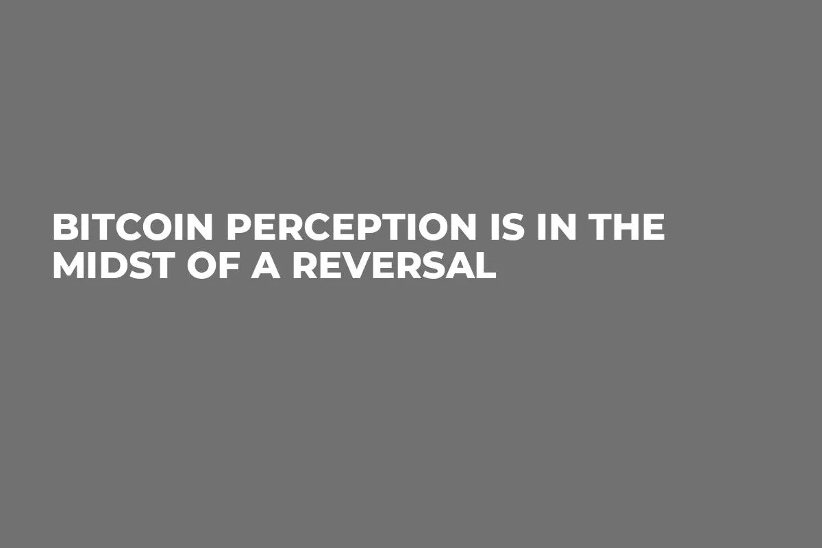 Bitcoin Perception is in the Midst of a Reversal