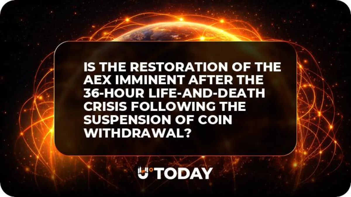Is the Restoration of the AEX Imminent After the 36-Hour Life-And-Death Crisis Following the Suspension of Coin Withdrawal?