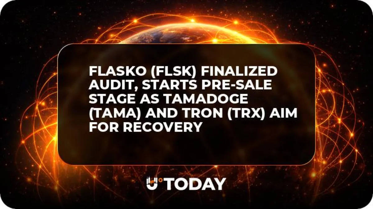 Flasko (FLSK) Finalized Audit, Starts Pre-Sale Stage as Tamadoge (TAMA) and Tron (TRX) Aim For Recovery