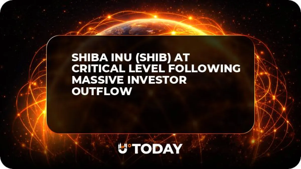 Shiba Inu (SHIB) at Critical Level Following Massive Investor Outflow