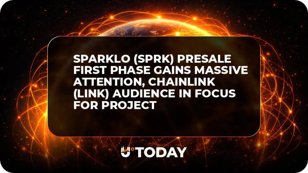 Sparklo (SPRK) Presale First Phase Gains Massive Attention, Chainlink (LINK) Audience in Focus for Project
