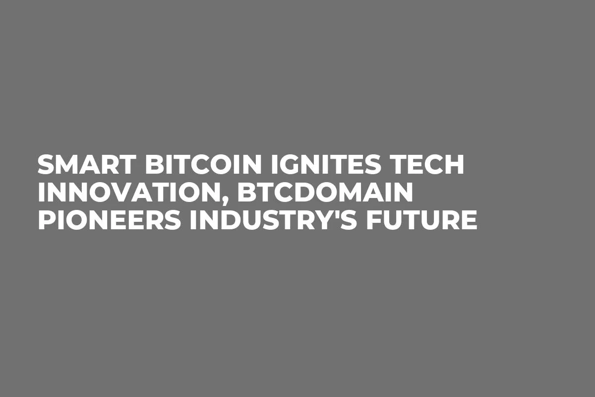 Smart Bitcoin Ignites Tech Innovation, BTCDomain Pioneers Industry's Future