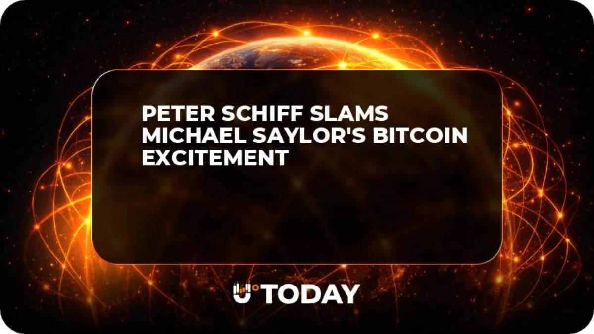 Peter Schiff Slams Michael Saylor's Bitcoin Excitement
