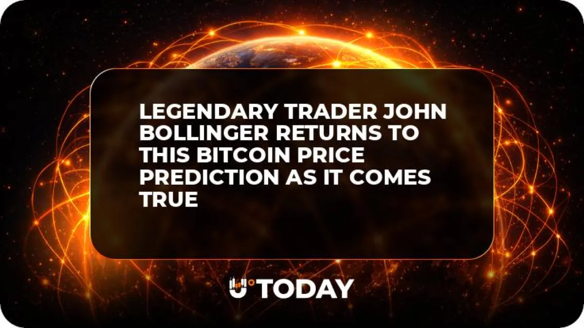 Legendary Trader John Bollinger Returns to This Bitcoin Price Prediction as It Comes True